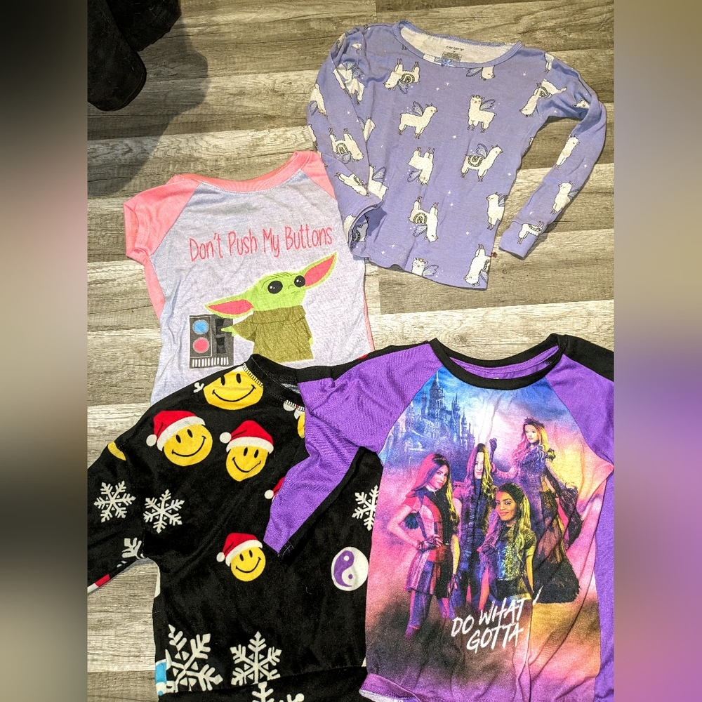 4 Girls Sleep Shirts